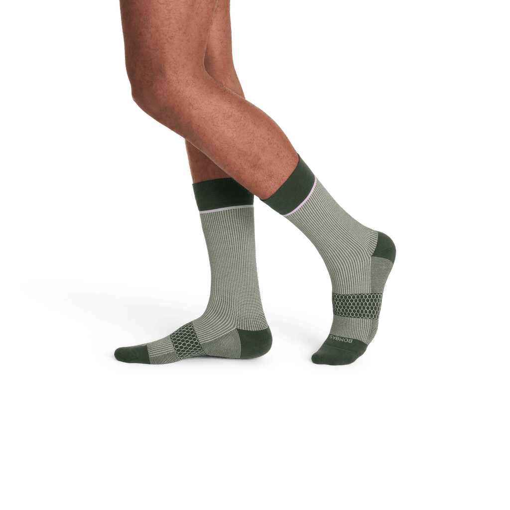 Men’s Winter Grid-Knit Dress Calf Socks – Bombas