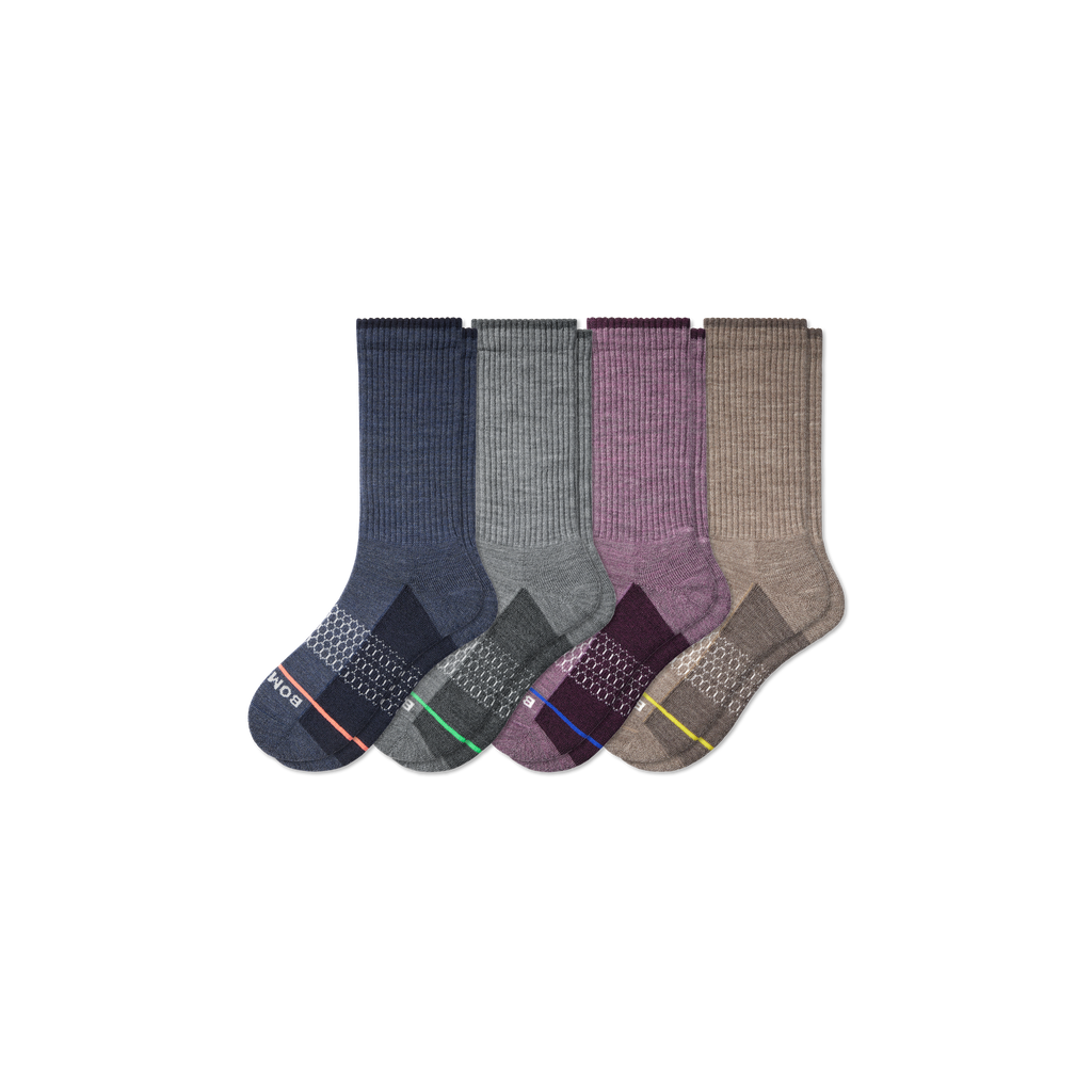 Men's Merino Wool Blend Calf Sock 4-Pack – Bombas