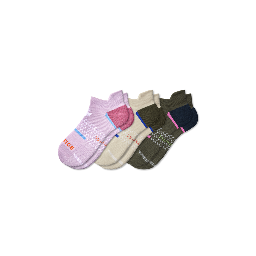 Women's All-Purpose Performance Ankle Sock 3-Pack – Bombas
