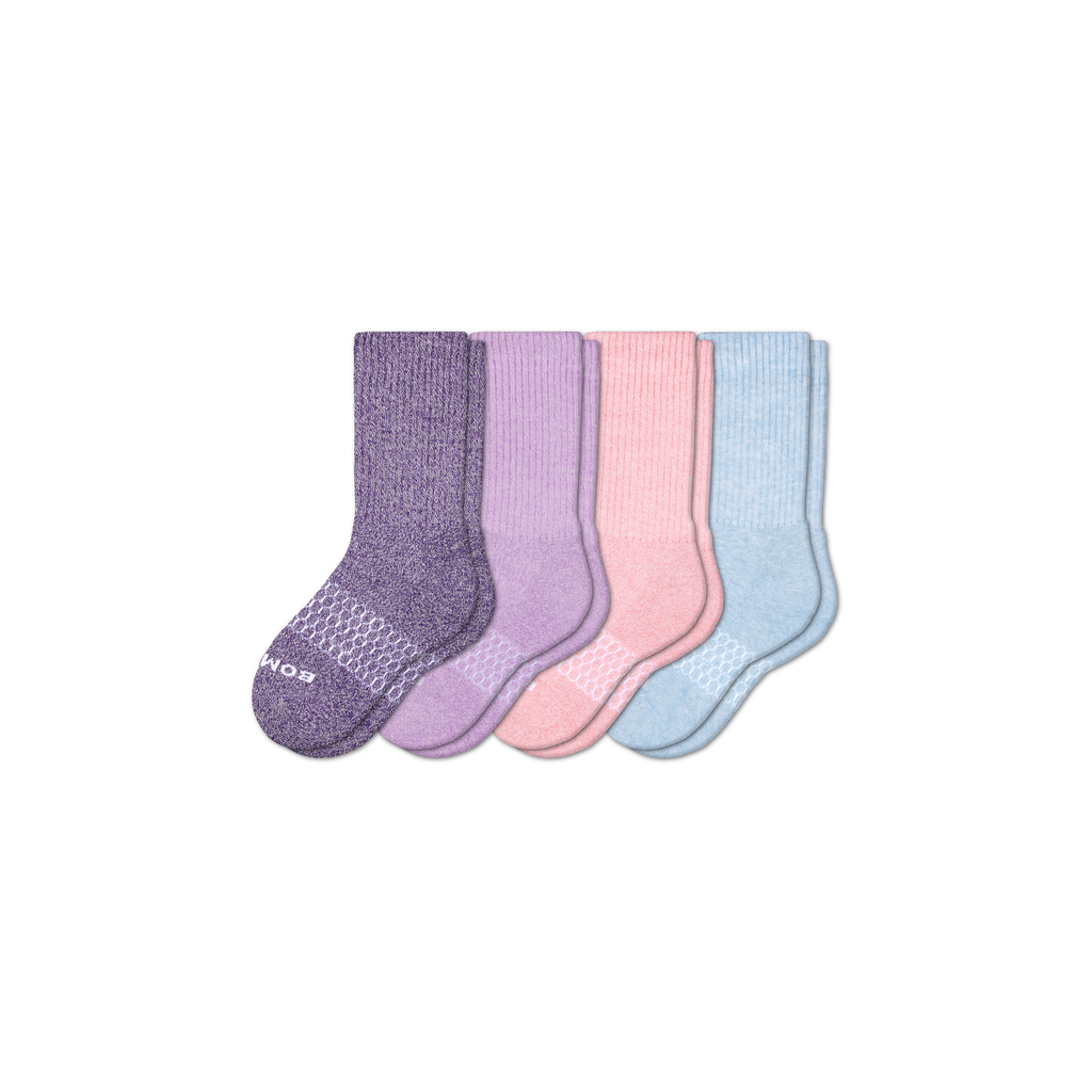 Youth Marl Calf Sock 4-Pack – Bombas